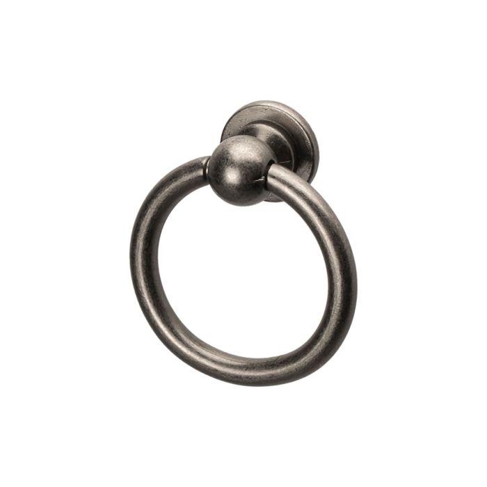 Drop Ring Handle 'Bregenz' Antique Iron Finish - Thuresson Drop Ring Handle 'Bregenz' Antique Iron Finish - Thuresson