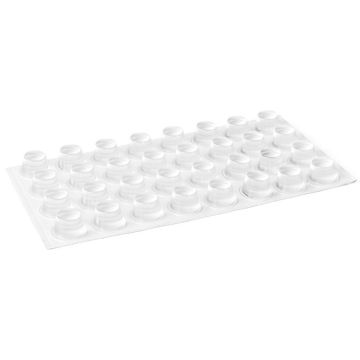 Adhesive Bumpers Ø16.5x10.2 Cylindrical 32-pack