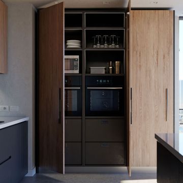 SALICE - Exedra 'Pocket door' H=2231-2500 mm Left