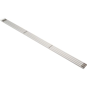 Ventilation Grille 596 x 37.3 mm Brushed Aluminium