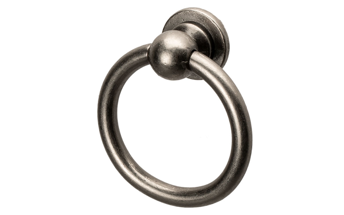Drop Ring Handle 'Bregenz' Antique Pewter - Thuresson